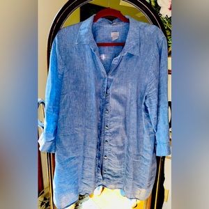Chico’s size 3.5 linen shirt.